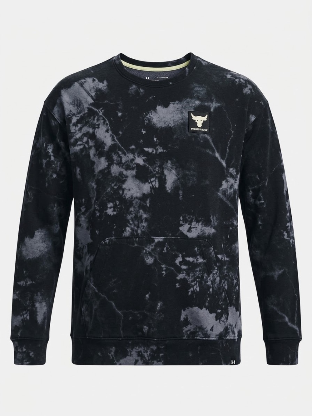 Under Armour Project Rock Tie Dye Crewneck Sweatshirt S (Fits M)